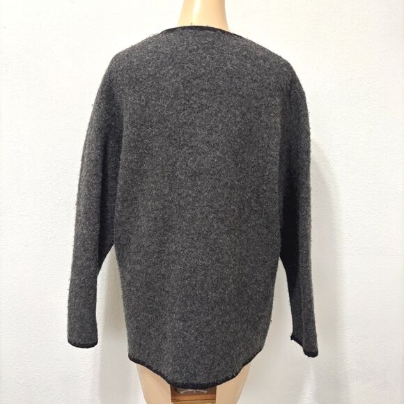 Country Blue Womens Boiled Wool Jacket Large - Picture 2 of 8